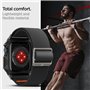 Spigen Lite Fit Pro Coque et Bracelet pour Apple Watch Series 9/8/7 45 mm - Noir Mat