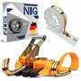 4 Pieces - Sangle de Serrage pour Le Transport de Voitures - 50 mm de Large - 2