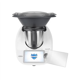 MIRTUX Protecteur d'écran en verre trempé compatible avec Thermomix TM6. Film en verre trempé avec dureté 9H