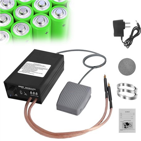 Machine de soudage laser 8000 W appareil portatif pour le soudage par points de batteries. Poste à souder portable à double impu
