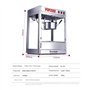 luckxuan Machine a Pop Corn Machine à Pop-Corn Commerciale Machine à Riz soufflé électrique Machine à Pop-Corn Automatique en Ac