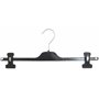 Lot de 20 cintres Hagspiel - En plastique - Avec pinces coulissantes - 40 cm