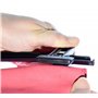 Lot de 20 cintres Hagspiel - En plastique - Avec pinces coulissantes - 40 cm