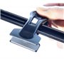 Lot de 20 cintres Hagspiel - En plastique - Avec pinces coulissantes - 40 cm