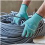 Gebol Upcycled Grip | Taille XXS (taille 5) | Gants de travail durables en bouteilles PET recyclées | Revêtement en latex partic