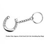 Pssopp Porte-clés en Fer à Cheval Porte-clés en Fer à Cheval Hautement Poli Cadeaux de Faveur Mors de Filet de Cheval en Argent 