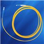 2pcs 3 mètres LC/UPC à SC/UPC Cordon de câble de raccordement à fibre optique jaune, pour système de communication par fibre opt