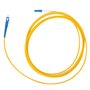 2pcs 3 mètres LC/UPC à SC/UPC Cordon de câble de raccordement à fibre optique jaune, pour système de communication par fibre opt