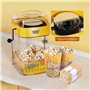 luckxuan Machine a Pop Corn Machine à Pop-Corn Automatique, Petite Machine à maïs électrique Commerciale à Domicile Popcorn Mach