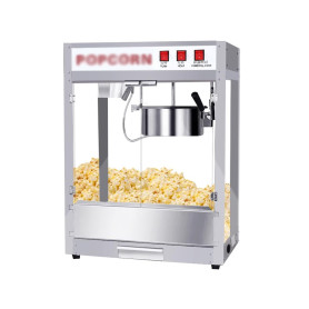 luckxuan Machine a Pop Corn Machine à Pop-Corn cinéma Commercial Chauffage électrique entièrement Automatique Machine à Pop-Corn