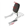 Porte Bagage Moto pour Shadow pour Spirit pour VT750DC 2001-2003 2005-2007 Dossier De Moto Sissy Bar Porte-Bagages Modèles D'ent