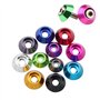 Ctongrun-Rondelles d'arrêt M2 m2.5 m3 m4 Fondeuse de paquet de tête de capuchon en alliage en aluminium multicolore for la vis d