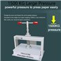 Beachtiful Presse à Relier, Relieuse à Plat A4 avec Pression de 1 500 kg (3 306 LB) pour Outils Scolaires et de Bureau, Machine 