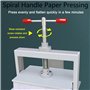 Beachtiful Presse à Relier, Relieuse à Plat A4 avec Pression de 1 500 kg (3 306 LB) pour Outils Scolaires et de Bureau, Machine 