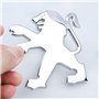 FURREN Insigne De Logo De Voiture pour Peugeot 208 2012-2019, Autocollant l'emblème Remplacement Avant Capot Arrière Coffre Déco
