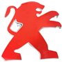 FURREN Insigne De Logo De Voiture pour Peugeot 208 2012-2019, Autocollant l'emblème Remplacement Avant Capot Arrière Coffre Déco