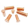 Mdingbao-Boulons à Six pans M3 M4 M5 M6 Acier au Carbone cuivre plaqué Goujon Soudure par Points vis à souder Point Clou Boulon 