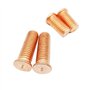 Mdingbao-Boulons à Six pans M3 M4 M5 M6 Acier au Carbone cuivre plaqué Goujon Soudure par Points vis à souder Point Clou Boulon 