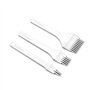 Ensemble d'outils de griffe de poinçon en acier blanc 2/5/10, poinçons de trou d'artisanat en cuir, ensemble de ciseaux de coutu