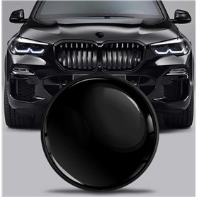 SkinoEu Badge de Capot Avant et pour Coffre Compatible avec BMW Embleme 82 mm 51767288752 Noir EX 13