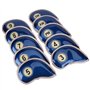 10 pièces couvre-tête de club de golf, taille standard, étui de protection, ensemble de raccords de couverture de golf, accessoi