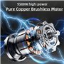 Scie à béton électrique, scie à béton Murale 8800 W avec Coupe de 270 mm, 3000 TR/Min, Profondeur de Coupe réglable, Eau réglabl