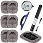 Autolavaggio Spazzola Set avec 7 Couvercle de Brosse Microfibres