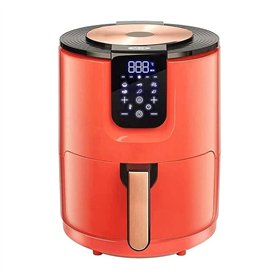 Friteuse à air pour usage domestique 1400W Puissance Friteuse à air numérique LED Écran tactile Minuterie Contrôle de la tempéra