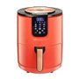 Friteuse à air pour usage domestique 1400W Puissance Friteuse à air numérique LED Écran tactile Minuterie Contrôle de la tempéra