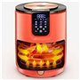 Friteuse à air pour usage domestique 1400W Puissance Friteuse à air numérique LED Écran tactile Minuterie Contrôle de la tempéra