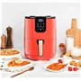 Friteuse à air pour usage domestique 1400W Puissance Friteuse à air numérique LED Écran tactile Minuterie Contrôle de la tempéra
