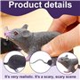 NethCasti Fake Souris 2pcs 8x2 Pouces Faux Rat de Souris réaliste effrayante avec Une Longue Queue en Plastique PVC à Longue Que