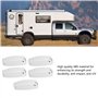 Kuuleyn 5 PCS Porte Catch Holders, Loquet De Porte Catch Holder Pour RV Camping Car Camper Traile Voyage Bagages - Blanc