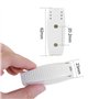 Kuuleyn 5 PCS Porte Catch Holders, Loquet De Porte Catch Holder Pour RV Camping Car Camper Traile Voyage Bagages - Blanc