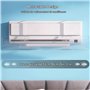 WXXSHGDW Deflecteur d Air Climatisation, Deflecteur de Climatisation Réglable, Déflecteur Télescopique Refroidi par Air pour la 