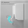 WXXSHGDW Deflecteur d Air Climatisation, Deflecteur de Climatisation Réglable, Déflecteur Télescopique Refroidi par Air pour la 