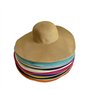 CWZZWS Chapeau de Soleil Paille Femme Papier Paille de Paille embalable Largeur jrot Chat de Soleil Dames Hatte du Chapeau de Pl