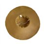 CWZZWS Chapeau de Soleil Paille Femme Papier Paille de Paille embalable Largeur jrot Chat de Soleil Dames Hatte du Chapeau de Pl