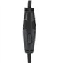 Câble Casque 3,5 Mm Portable, Câble Audio Mâle à Mâle avec Contrôle du Volume Muet en Ligne Casque de Jeu Détachable Fil de Remp
