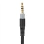 Câble Casque 3,5 Mm Portable, Câble Audio Mâle à Mâle avec Contrôle du Volume Muet en Ligne Casque de Jeu Détachable Fil de Remp