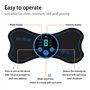 Jenylu Mini Masseur de cou Électrique,4pcs Masseur Cervical,Masseur Sans Fil 6 Modes,Soulagement de la Douleur Musculaire pour l