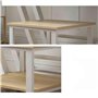 XTJS56QB Multifonction Support d'imprimante de Bureau, Support de Rangement Mobile sous Le Bureau, Plusieurs étagères à côté du 