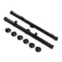 QOXEZY Lot de 2 pare-soleil rétractables pour fenêtre latérale de voiture, pare-soleil pour bébé, pare-soleil latéral pour pare-