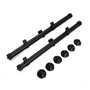 QOXEZY Lot de 2 pare-soleil rétractables pour fenêtre latérale de voiture, pare-soleil pour bébé, pare-soleil latéral pour pare-