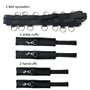 Dooisuue Sport Accessoires de Fixation de lit, Boucle de Fixation Multi-Anneaux, B-D-S-M Ceinture et Crochet en Maille Robuste, 