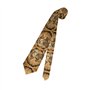 Cravate pour homme Motif carte du monde antique, noir, taille unique