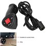 Aukson Télécommande de treuil électrique Universelle avec câble de 9,2 Pieds pour kit de télécommande de treuil sans Fil de véhi
