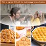 Poêle à gaufre à bulles, plateau de gaufrier aux œufs de style Hong Kong