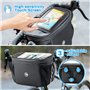 Luckits Sac de Guidon de vélo, Sac de vélo étanche 4L Sacs de Guidon de vélo avec Fonction de Maintien au Chaud/Froid, Poche pou