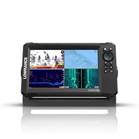 Combiné GPS sondeur - LOWRANCE - Eagle 9 - Sonde TripleShot HD - Écran IPS - Résistance IPX7